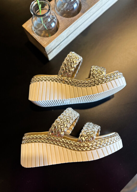 509 Broadway Yoshi Braided Platform Sandal