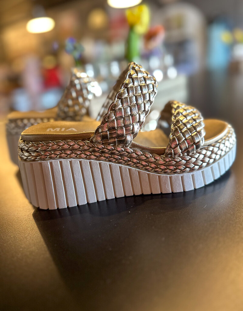 509 Broadway Yoshi Braided Platform Sandal