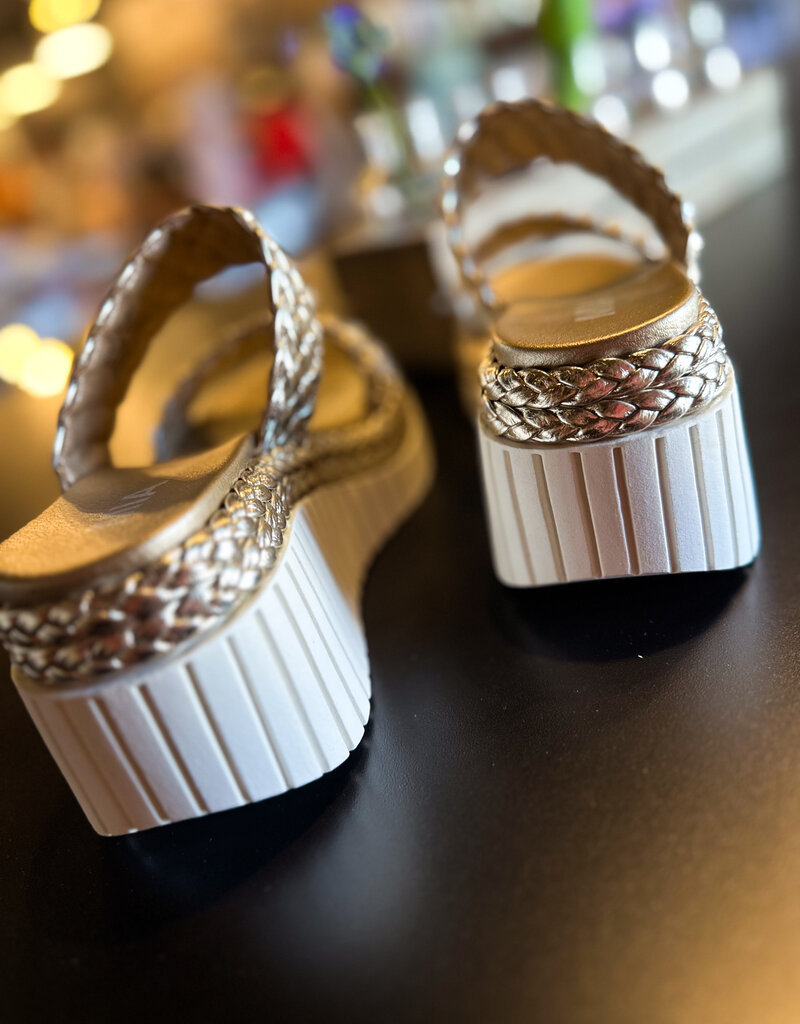 509 Broadway Yoshi Braided Platform Sandal