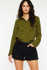 509 Broadway High Rise Short Fray Hem