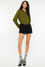 509 Broadway High Rise Short Fray Hem