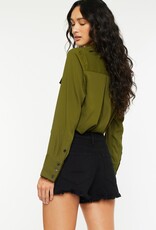 509 Broadway High Rise Short Fray Hem