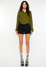 509 Broadway High Rise Short Fray Hem