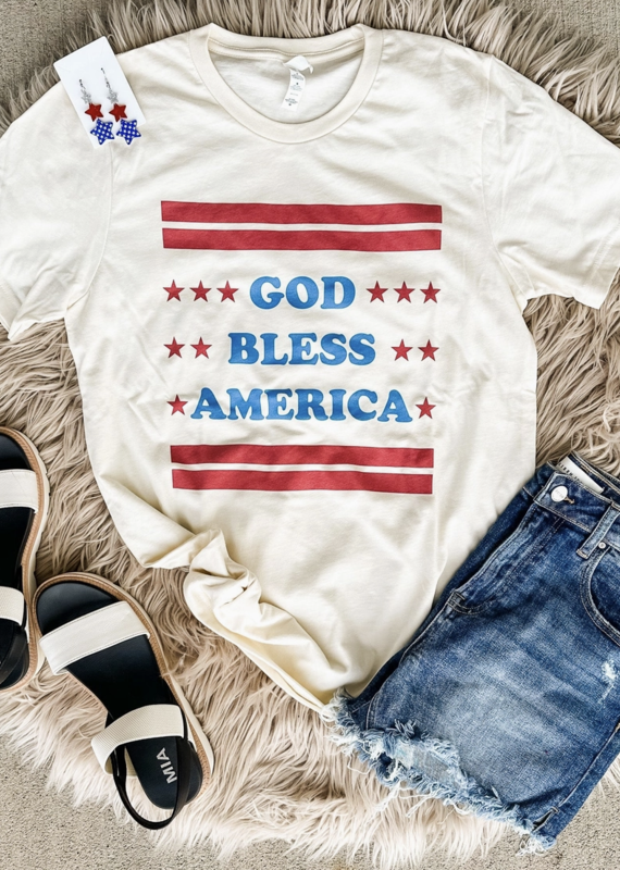 509 Broadway God Bless America Graphic Tee