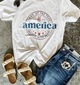 509 Broadway Land Of The Free Graphic Tee