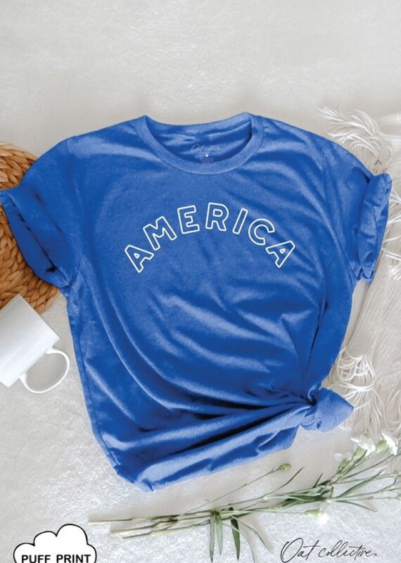 509 Broadway America Puff Graphic T-shirt