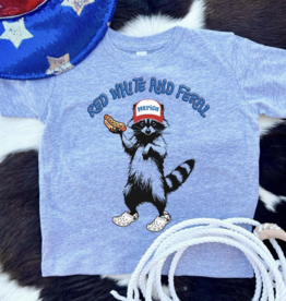 509 Broadway Red White & Feral Toddler Tee