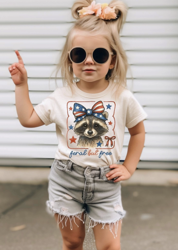509 Broadway Feral But Free Toddler Tee