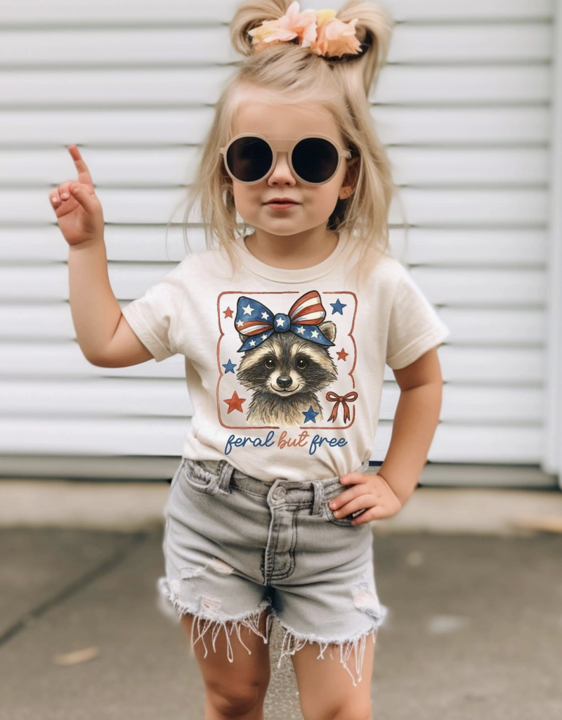 509 Broadway Feral But Free Toddler Tee