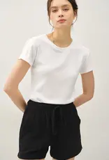 509 Broadway Classic Cut Cotton Gauze Shorts