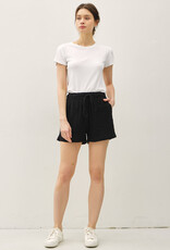 509 Broadway Classic Cut Cotton Gauze Shorts