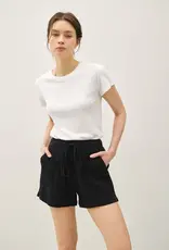 509 Broadway Classic Cut Cotton Gauze Shorts