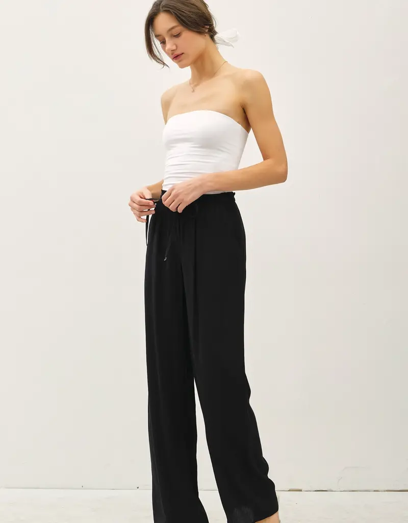 509 Broadway Crinkle Wide Leg Pant
