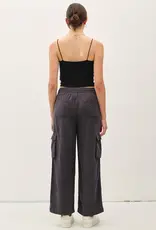 509 Broadway Tencel High Rise Drawstring Cargo Pants