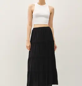 509 Broadway Tiered Maxi Skirt