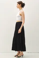 509 Broadway Tiered Maxi Skirt