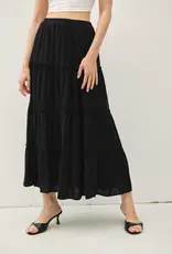 509 Broadway Tiered Maxi Skirt