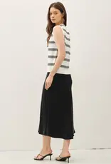 509 Broadway Triple Stripe Sweater Tank
