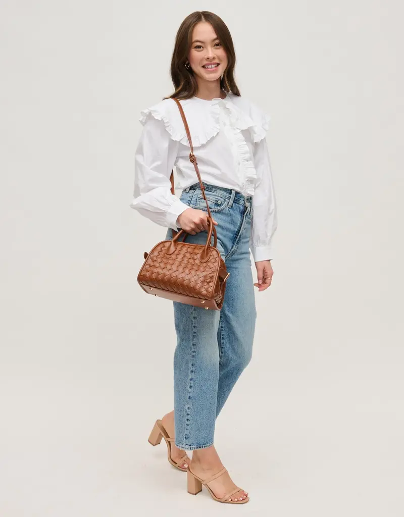 509 Broadway Kristie Woven Crossbody