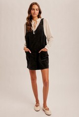 509 Broadway Snow Wash Twill Overall Dress