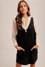 509 Broadway Snow Wash Twill Overall Dress