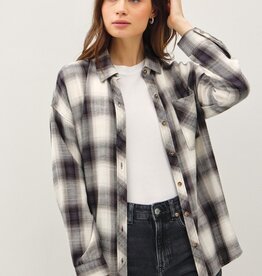 509 Broadway Oversize Front Pocket Flannel