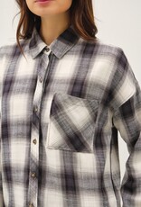 509 Broadway Oversize Front Pocket Flannel