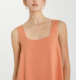 509 Broadway Flowy Cropped Tank Top