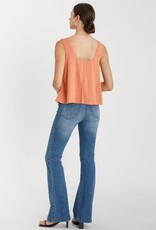 509 Broadway Flowy Cropped Tank Top
