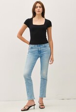 509 Broadway Square Neck Knit Tee