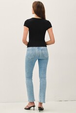509 Broadway Square Neck Knit Tee