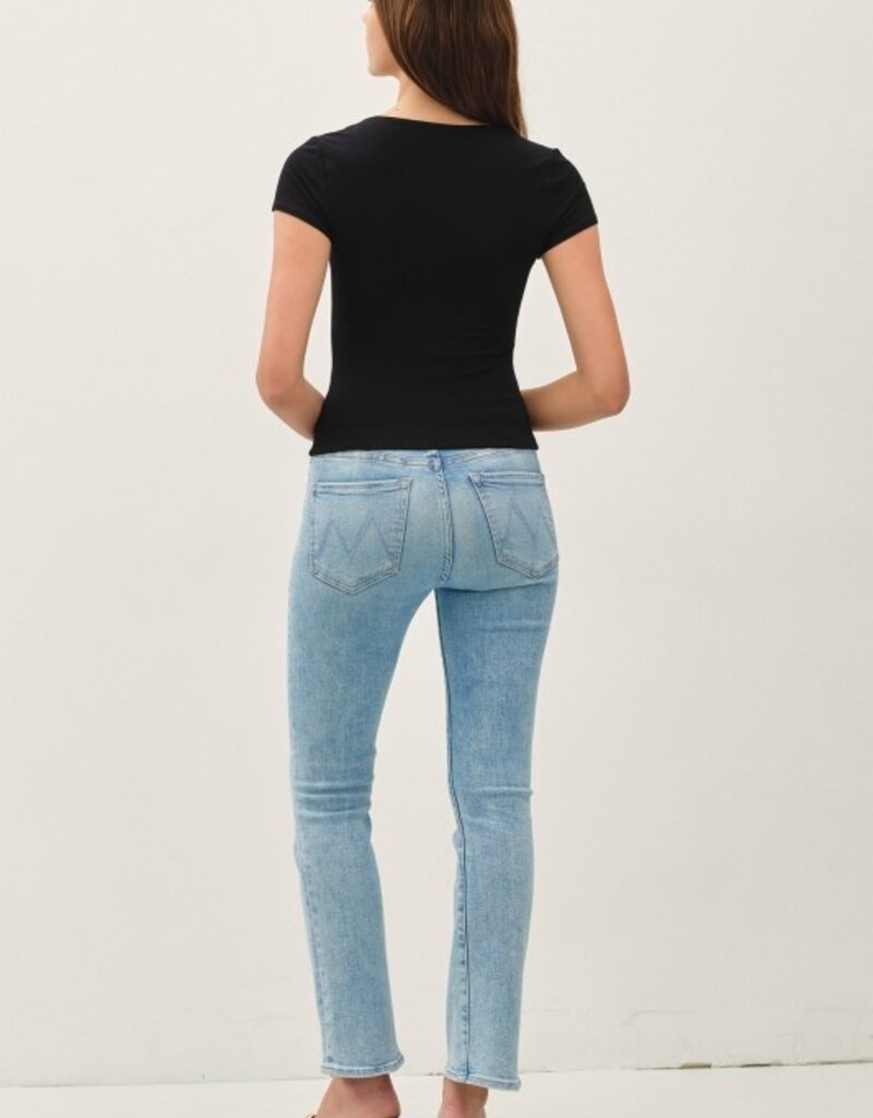 509 Broadway Square Neck Knit Tee