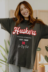 509 Broadway NE Corn Huskers Letterman Thrifted Tee