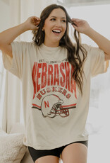 509 Broadway Nebraska Established Date Helmet Thrifted Tee