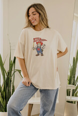 509 Broadway Nebraska Huskers Mascot Flag Thrifted Tee