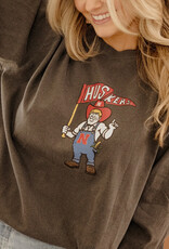 509 Broadway Nebraska Huskers Mascot Flag Ls Cc Tee