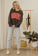 509 Broadway NE Huskers Mono Puff Ink Hi-Dive Sweatshirt