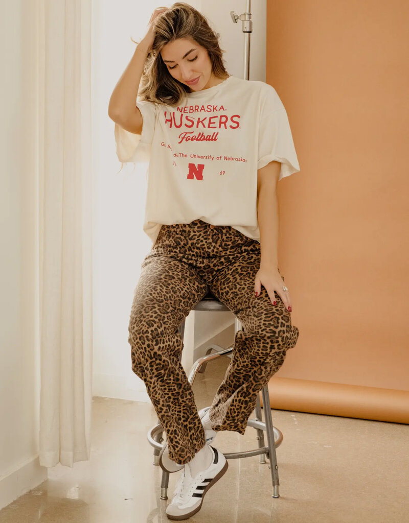 509 Broadway Nebraska Huskers Shot Off  Thrifted Tee