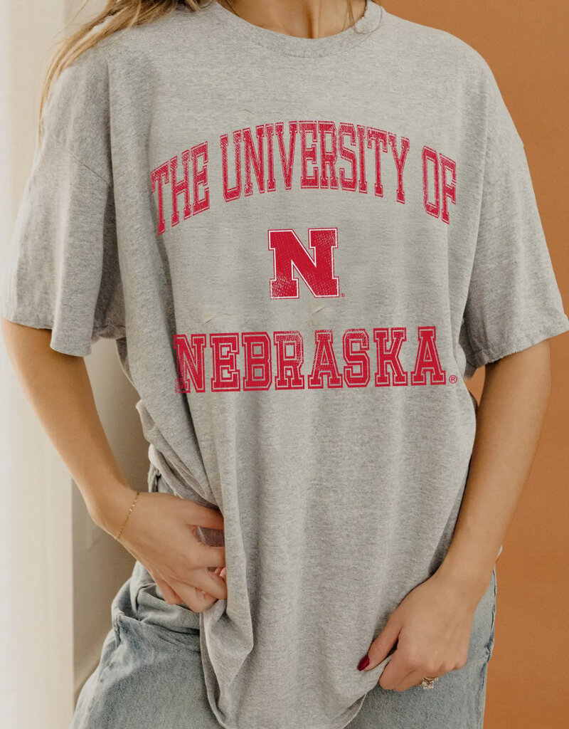 509 Broadway NE Huskers Vintage Sport Thrifted Tee