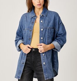 Oversized Denim Shacket