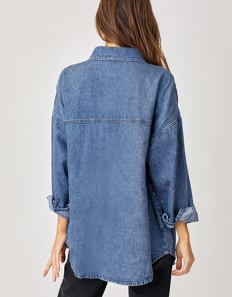 Oversized Denim Shacket