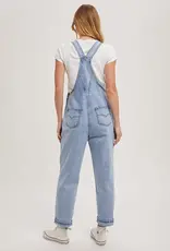 509 Broadway Denim Straight Leg Overalls