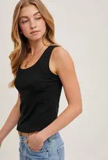 509 Broadway Scoop Neck Knit Tank Top