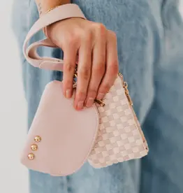 509 Broadway Wonderlust Woven Dual Pouch Wristlet