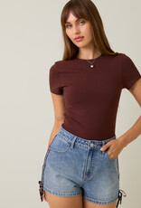 509 Broadway Double Lined Short Sleeve Baby Tee