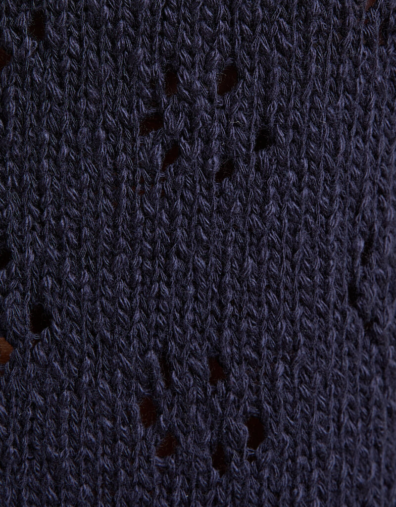 509 Broadway Scallop Edge Button Down Sweater