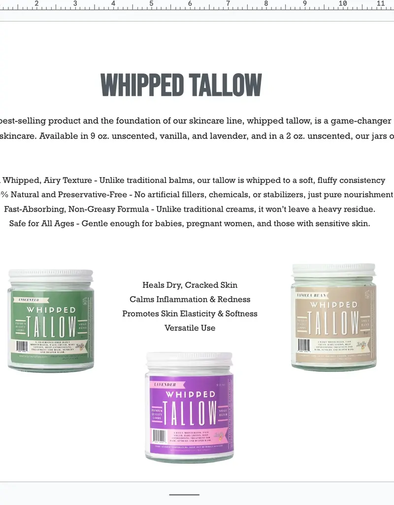 509 Broadway Eucalyptus Tea Tree Whipped Tallow Moisturizer