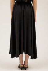 509 Broadway Box Pleated Midi Skirt