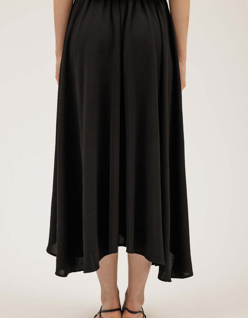 509 Broadway Box Pleated Midi Skirt