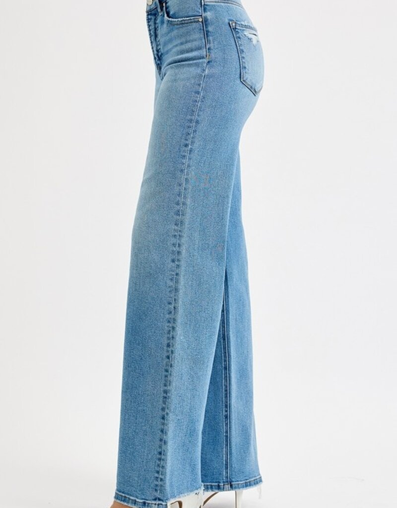 509 Broadway Ella High Rise Distress Leg Flare